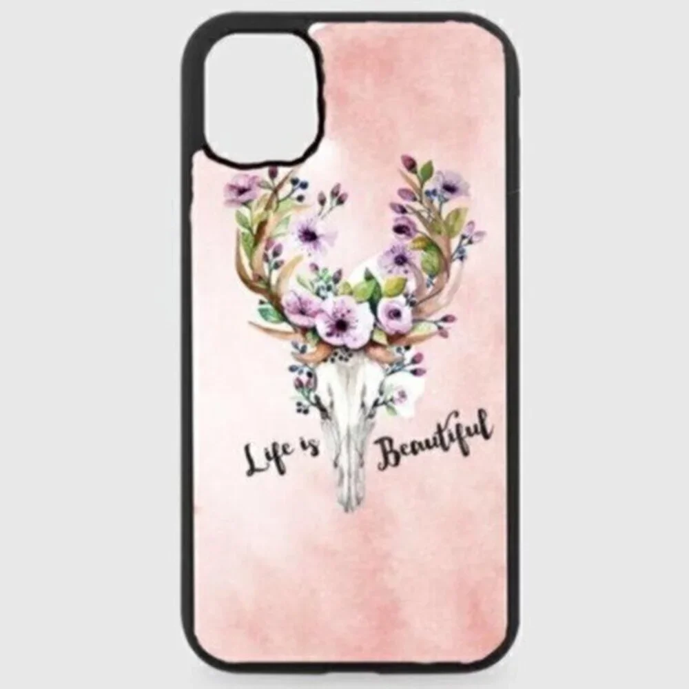 Life is beautiful Skull Phone Case